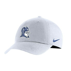 ナイキ メンズ 帽子 アクセサリー Duke Blue Devils Nike Heritage86 Campus Adjustable Hat White