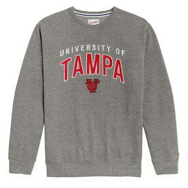リーグカレッジエイトウェア メンズ パーカー・スウェットシャツ アウター Tampa Spartans League Collegiate Wear Heritage TriBlend Pullover Sweatshirt Heather Gray