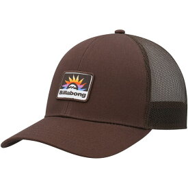 ビラボン メンズ 帽子 アクセサリー Billabong Walled Trucker Adjustable Snapback Hat Brown