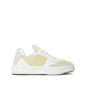 �c�C���Z�b�g ���f�B�[�X �X�j�[�J�[ �V���[�Y Fessura monogram-panel lace-up sneakers White
