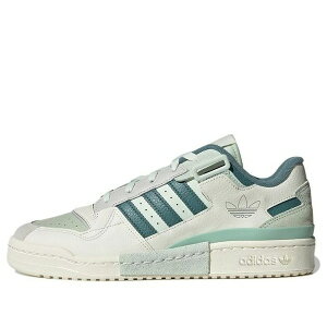adidas �A�f�B�_�X �����Y �X�j�[�J�[ �yadidas Forum Exhibit Low Shoes 'Off White Cloud White Core Black' GX4548�z �T�C�Y US_9(27.0cm)