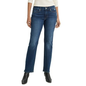 ���[�o�C�X ���f�B�[�X �f�j���p���c �{�g���X Women's Classic Mid Rise Straight-Leg Jeans The Best Seller Clean Hem