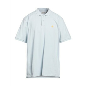 【送料無料】 カーハート メンズ ポロシャツ トップス Polo shirts Sky blue