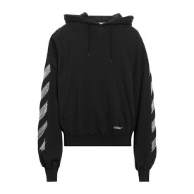 【送料無料】 オフホワイト メンズ パーカー・スウェットシャツ アウター Sweatshirts Black