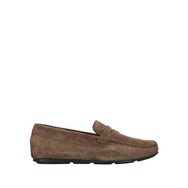 【送料無料】 サントーニ メンズ スリッポン・ローファー シューズ Loafers Brown