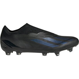 アディダス メンズ サッカー スポーツ adidas X Crazyfast.1 Laceless FG Soccer Cleats Black/Black