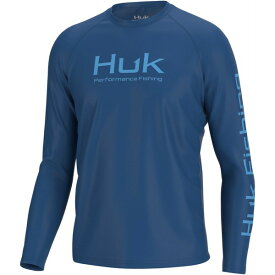 フック メンズ シャツ トップス Huk Men's Vented Pursuit Long Sleeve T-Shirt Set Sail