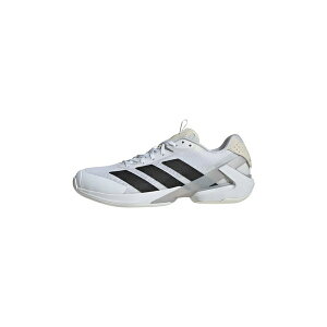 AfB_X Y oXPbg{[ X|[c ADIZERO UBERSONIC - Multicourt tennis shoes - cloud white core black silver metallic