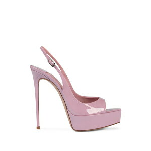 �� �V�� ���f�B�[�X �p���v�X �V���[�Y Uma slingback platform pumps Pink