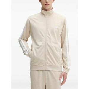 �A�f�B�_�X �����Y �p�[�J�[�E�X�E�F�b�g�V���c �A�E�^�[ Side-stripe zip-up sweater Neutrals