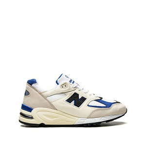 �j���[�o�����X �����Y �X�j�[�J�[ �V���[�Y X teddy santis 990 v2 made in usa ��white/blue�� sneakers White