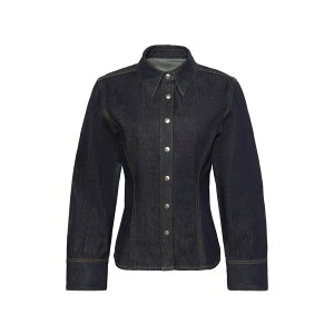 �J���o���N���C�� ���f�B�[�X �V���c �g�b�v�X Buttoned long-sleeve shirt Blue