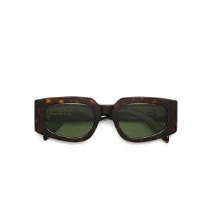 ���g���X�[�p�[�t���[�`���[ �����Y �T���O���X�E�A�C�E�F�A �A�N�Z�T���[ Geometric-frame sunglasses Brown