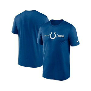 iCL Y TVc gbvX Men's Royal Indianapolis Colts Horizontal Lockup Legend T-shirt Royal