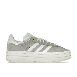 adidas �A�f�B�_�X ���f�B�[�X �X�j�[�J�[ �yadidas Gazelle Bold Grey White (Women's)�z �T�C�Y US_9(26.0cm) Grey Two/Footwear White/Core White