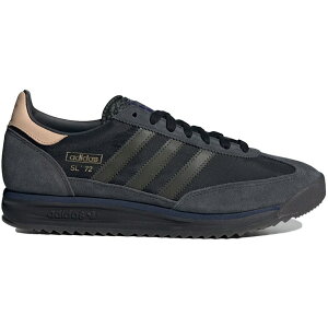 adidas �A�f�B�_�X �����Y �X�j�[�J�[ �yadidas SL 72 RS Core Black Shadow Olive�z �T�C�Y US_10.5(28.5cm) Core Black/Shadow Olive/Night Indigo