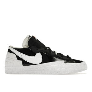 Nike �i�C�L �����Y �X�j�[�J�[ �yNike Blazer Low Sacai Black Patent Leather�z �T�C�Y US_5(23.0cm) Black/White