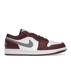 Jordan W[_ Y Xj[J[ yJordan 1 Low White Bordeauxz TCY US_8(26.0cm) White/Bordeaux/Grey