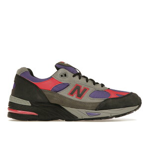 New Balance �j���[�o�����X �����Y �X�j�[�J�[ �yNew Balance 991 MiUK Palace Purple�z �T�C�Y US_7(25.0cm) Black/Griffin/Ultra Violet