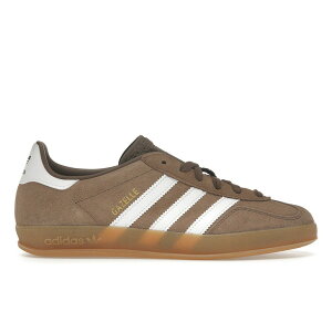 adidas �A�f�B�_�X �����Y �X�j�[�J�[ �yadidas Gazelle Indoor Earth Strata White Gold Metallic�z �T�C�Y US_6.5(24.5cm) Earth Strata/Cloud White/Gold Metallic