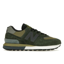 New Balance ニューバランス メンズ スニーカー 【New Balance 574 Legacy Stone Island Dark Green】 サイズ US_5(23.0cm) Dark Green/Brown