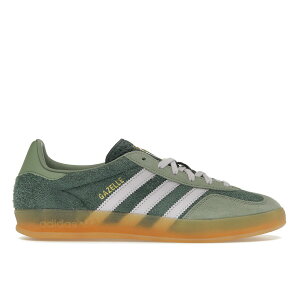 adidas AfB_X Y Xj[J[ yadidas Gazelle Indoor Mineral Green Silver Dawnz TCY US_M_4.5 Mineral Green/Silver Dawn/Silver Green