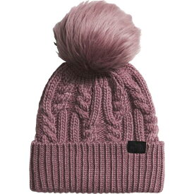 ノースフェイス レディース 帽子 アクセサリー The North Face Women's Oh Mega Fur Pom Beanie Fawn Grey