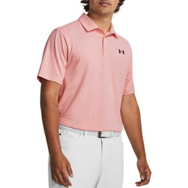 アンダーアーマー メンズ シャツ トップス Under Armour Men's Playoff 3.0 Golf Polo Pink Fizz/White