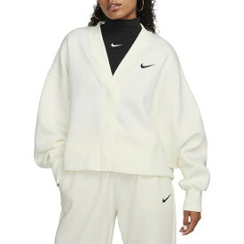 ナイキ レディース シャツ トップス Nike Sportswear Women's Phoenix Fleece Over-Oversized Cardigan Sail