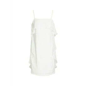 【送料無料】 ダナ キャラン ニューヨーク レディース ワンピース トップス Mini dresses White
