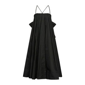 【送料無料】 アニエバイ レディース ワンピース トップス Midi dresses Black