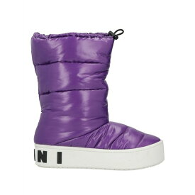 【送料無料】 マルニ レディース ブーツ シューズ Ankle boots Purple