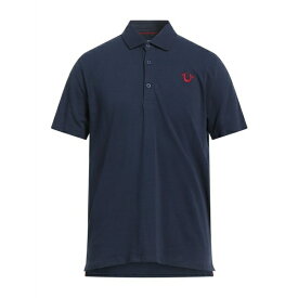 【送料無料】 トゥルーレリジョン メンズ ポロシャツ トップス Polo shirts Navy blue
