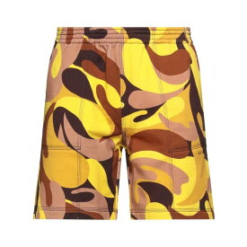 【送料無料】 マルニ メンズ カジュアルパンツ ボトムス Shorts & Bermuda Shorts Yellow