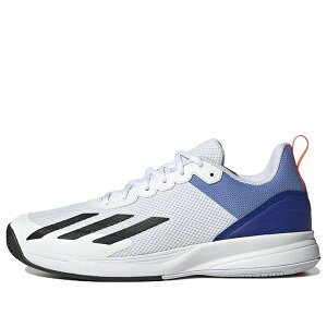 adidas �A�f�B�_�X �����Y �X�j�[�J�[ �yadidas Courtflash Speed Tennis Shoes 'Cloud White Core Black' HQ8481�z �T�C�Y US_7(25.0cm)