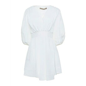 スペース SPACE SIMONA CORSELLINI レディース ワンピース トップス Short dresses White