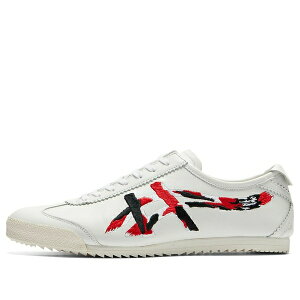 Onitsuka Tiger �I�j�c�J�^�C�K�[ �����Y �X�j�[�J�[ �yOnitsuka Tiger Mexico 66 Deluxe 'White Classic Red' 1181A578-100�z �T�C�Y US_12.5(30.5cm)