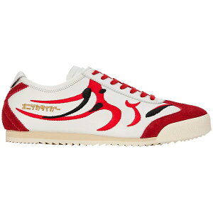 ASICS AVbNX fB[X Xj[J[ yOnitsuka Tiger Mexico 66 Deluxe NM White Classic Red Kumadori (Women's)z TCY US_8(25.0cm) White/Classic Red