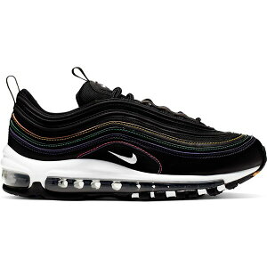 Nike iCL fB[X Xj[J[ yNike Air Max 97 Black Multi Stitch (Women's)z TCY US_5.5(22.5cm) Black/Psychic Purple-University Gold-White