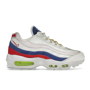 Nike iCL fB[X Xj[J[ yNike Air Max 95 Corduroy Panache (Women's)z TCY US_8.5(25.5cm) Sail/Racer Blue-Arctic Pink