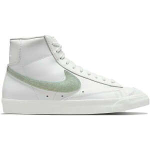 Nike iCL fB[X Xj[J[ yNike Blazer Mid 77 Dusty Sage Glitter (Women's)z TCY US_9(26.0cm) Summit White/Gray Fog/White/Dusty Sage