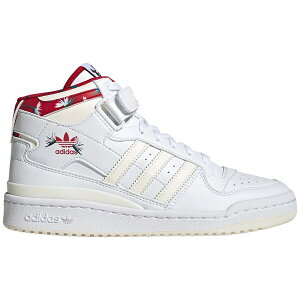 adidas AfB_X fB[X Xj[J[ yadidas Forum Mid Thebe Magugu (Women's)z TCY US_5.5(22.5cm) Cloud White/Off White/Power Red