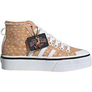 adidas AfB_X fB[X Xj[J[ yadidas Nizza Platform Mid Disney Cloud White Legacy Burgundy Off White (Women's)z TCY US_6(23.0cm) Cloud White/Legacy Burgundy/Off White