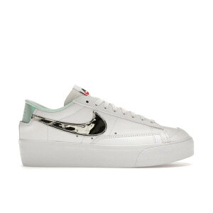 Nike �i�C�L ���f�B�[�X �X�j�[�J�[ �yNike Blazer Low Platform White Black Mint Foam Iridescent (Women's)�z �T�C�Y US_W_12 White/Mint Foam/Siren Red/Metallic Silver