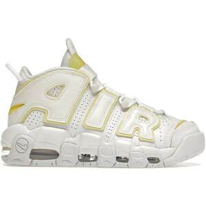 Nike �i�C�L ���f�B�[�X �X�j�[�J�[ �yNike Air More Uptempo Light Citron (Women's)�z �T�C�Y US_6(23.0cm) Summit White/Opti Yellow