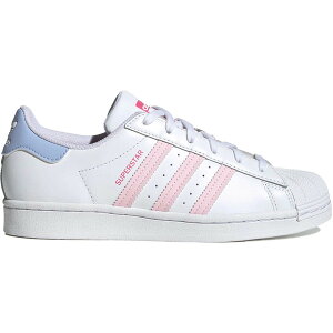 adidas �A�f�B�_�X ���f�B�[�X �X�j�[�J�[ �yadidas Superstar Clear Pink (Women's)�z �T�C�Y US_7(24.0cm) Cloud White/Clear Pink/Pulse Magenta