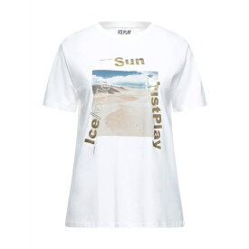 【送料無料】 アイス プレイ レディース Tシャツ トップス T-shirts White