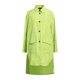 【送料無料】 コー ゴー レディース ジャケット＆ブルゾン アウター Overcoats & Trench Coats Acid green