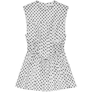 �K�j�[ ���f�B�[�X �����s�[�X �g�b�v�X Polka dot-print mini dress White