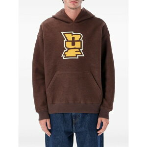 �n�t �����Y �p�[�J�[�E�X�E�F�b�g�V���c �A�E�^�[ Megablast logo hoodie Brown